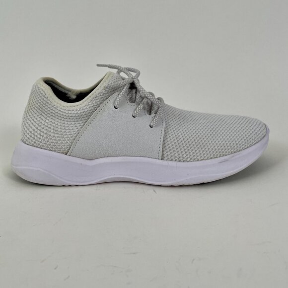 Vessi Everyday Classic 100% Waterproof Lace-Up Sneakers, Pearl White, Size 10 - Picture 3 of 10